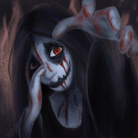 Portrait with simple background