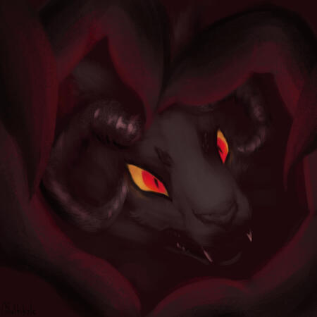 Portrait with simple background